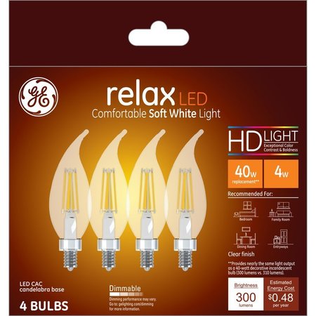 CURRENT Ge 4Pk 4W Sw Rel Bulb 45640